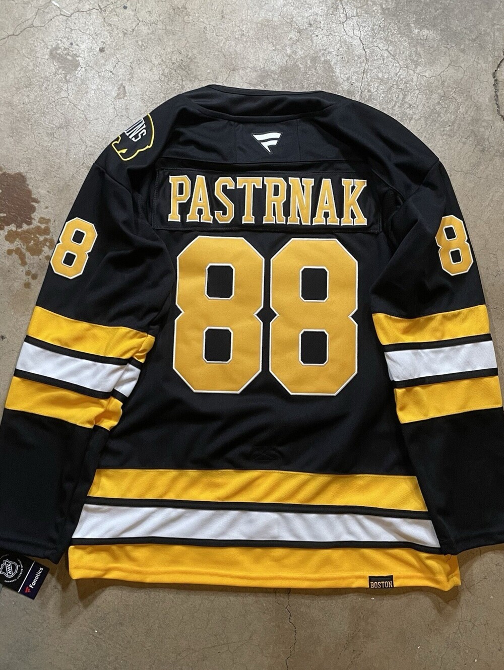 David Pastrnak Boston Bruins Fanatics Jersey Size 50